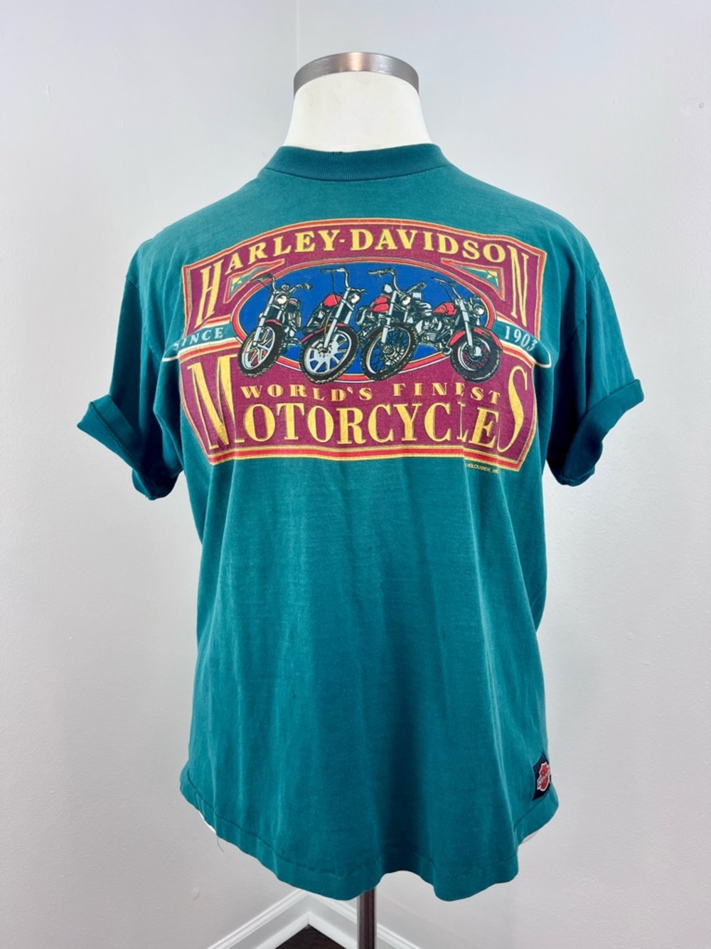 VTG 1991 Harley-Davidson Motorcycle Graphic T-Shirt